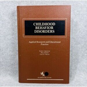 Childhood Behavior Disorders Hardcover Applied Research Educational Practice VTG